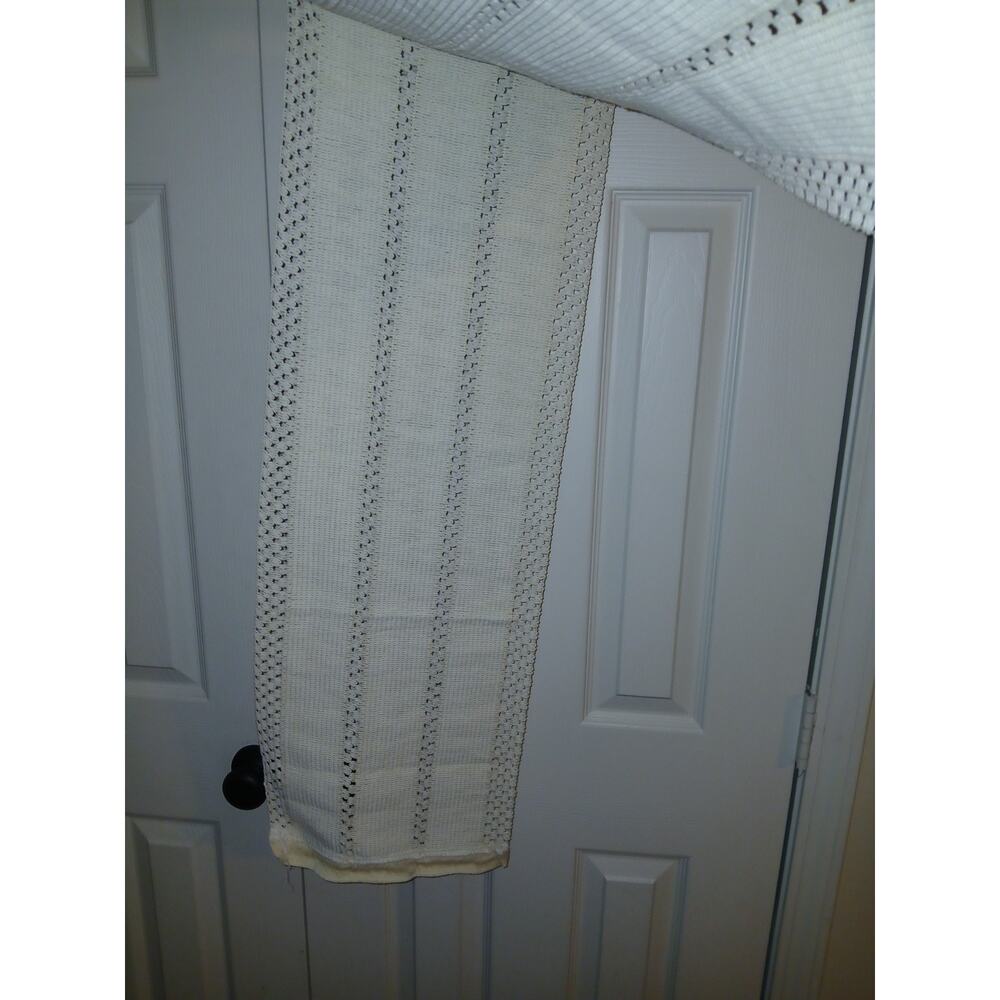 Vintage Hand-Woven Mexican Rebozo / Fringed Table Runner